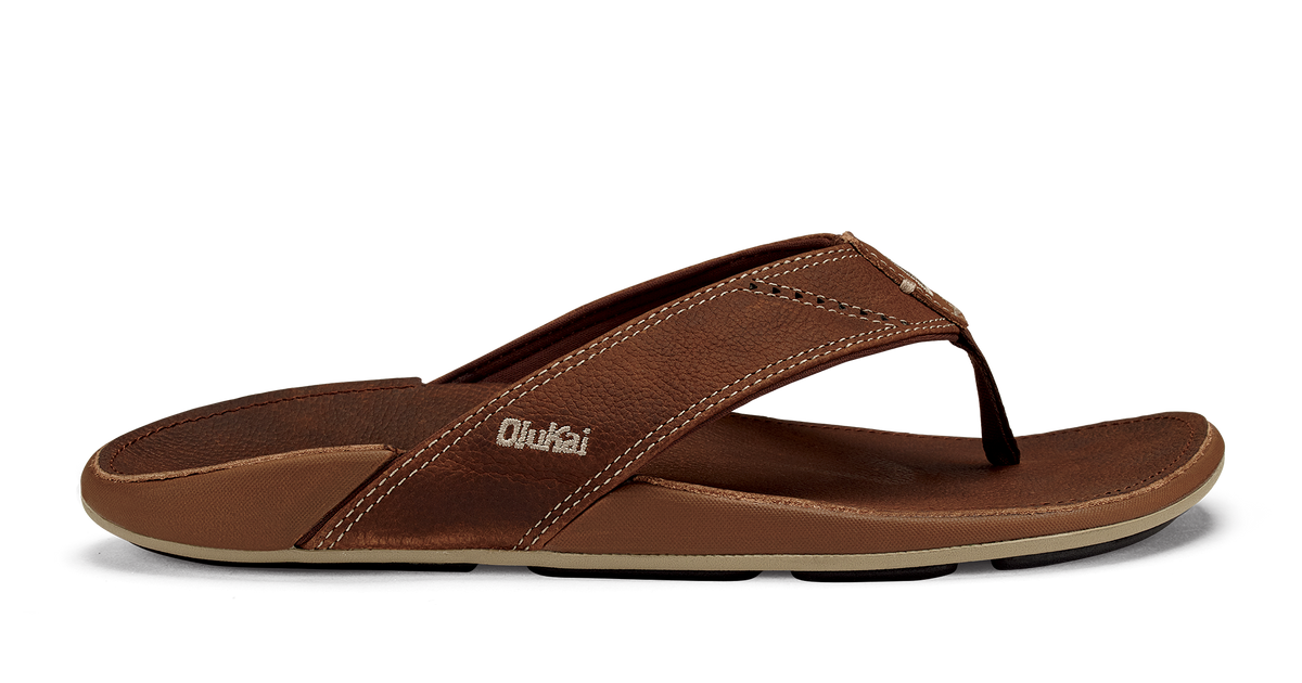 OluKai Nui - Rum/Rum | Men's Leather Beach Sandals | OluKai Europe