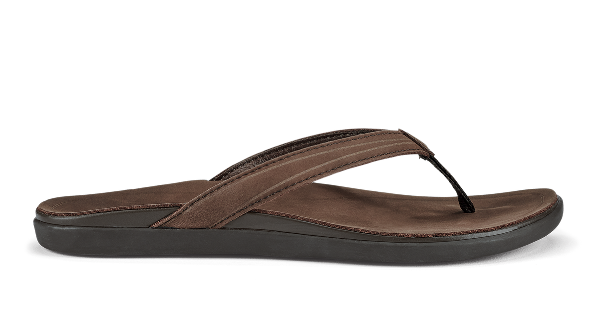 OluKai 'Aukai - Dark Java | Women's Leather Sandals | OluKai Europe