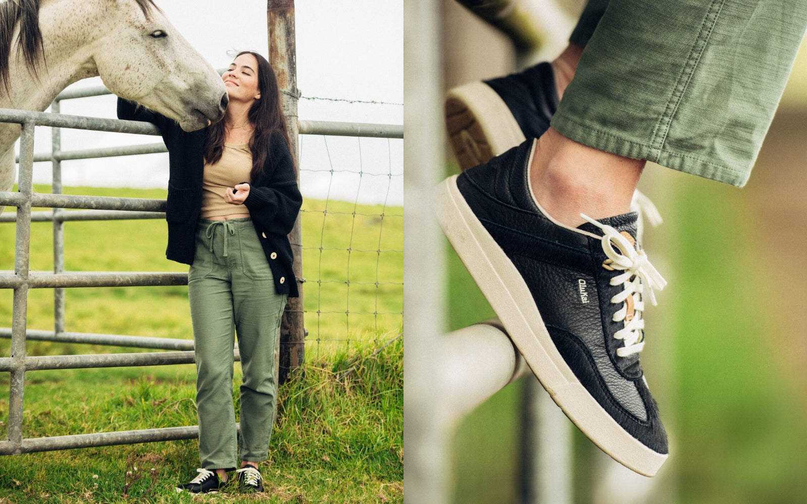 Mit Leder-Sneakers vom Sommer in den Herbst übergehen