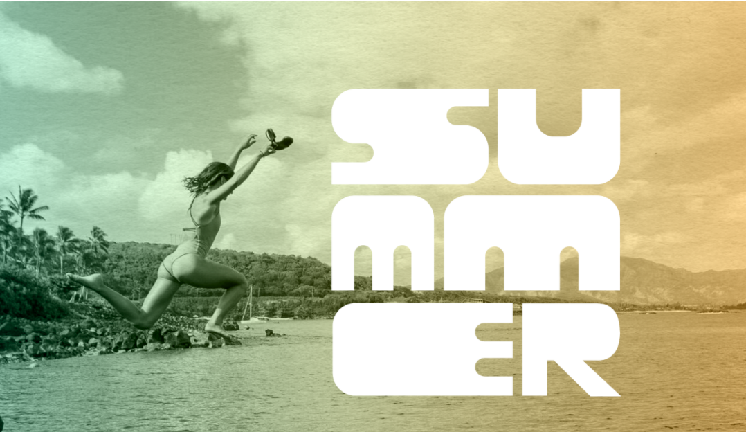 Öffnen Sie Ihr Telefon für die Farben des Sommers