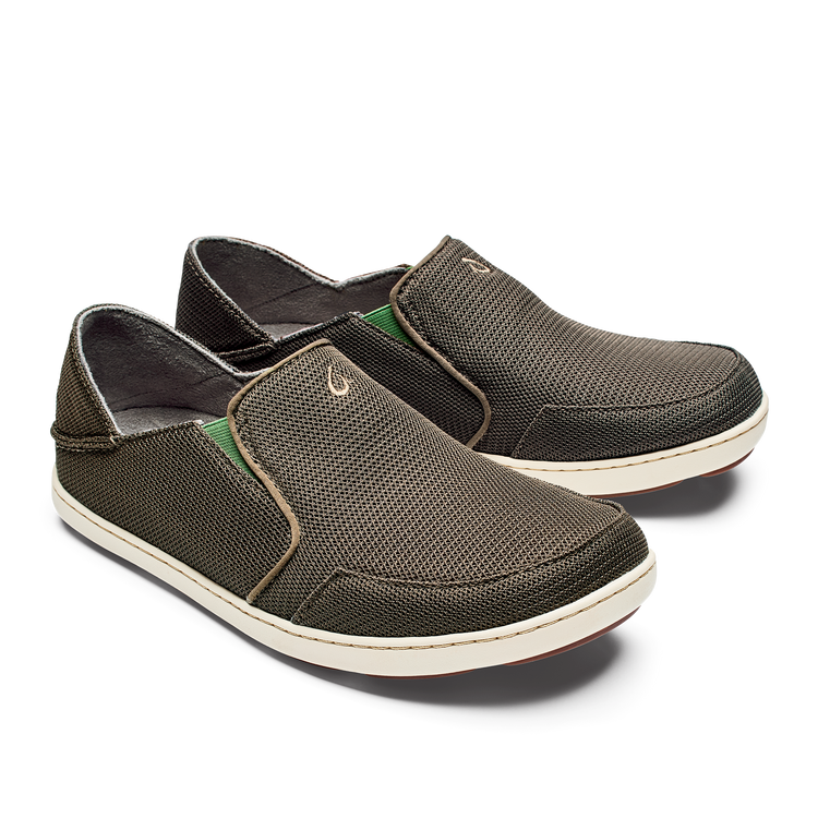 OluKai Nohea Mesh Slip On Shoes Mens 11.5 Mustang Lime Peel Comfort Casual 10188 Olukai-Nohea Mesh-Mustang Lime Peel – Lucky Shoes main image 4