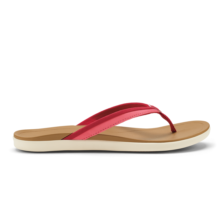 Ho'opio Malua Women's Beach Sandals in Mystic Berry / Hot Pink
