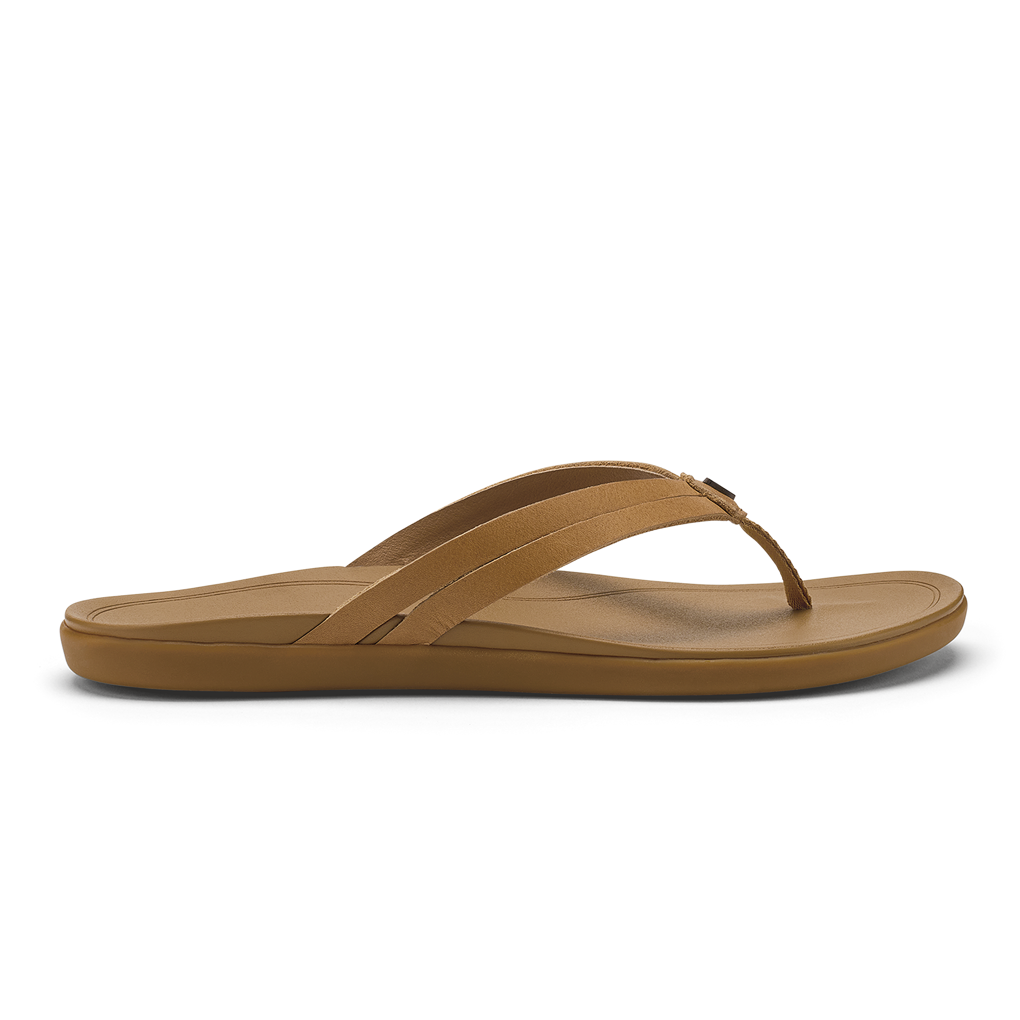Honu Women's Leather Beach Sandals in Black | OluKai Europe