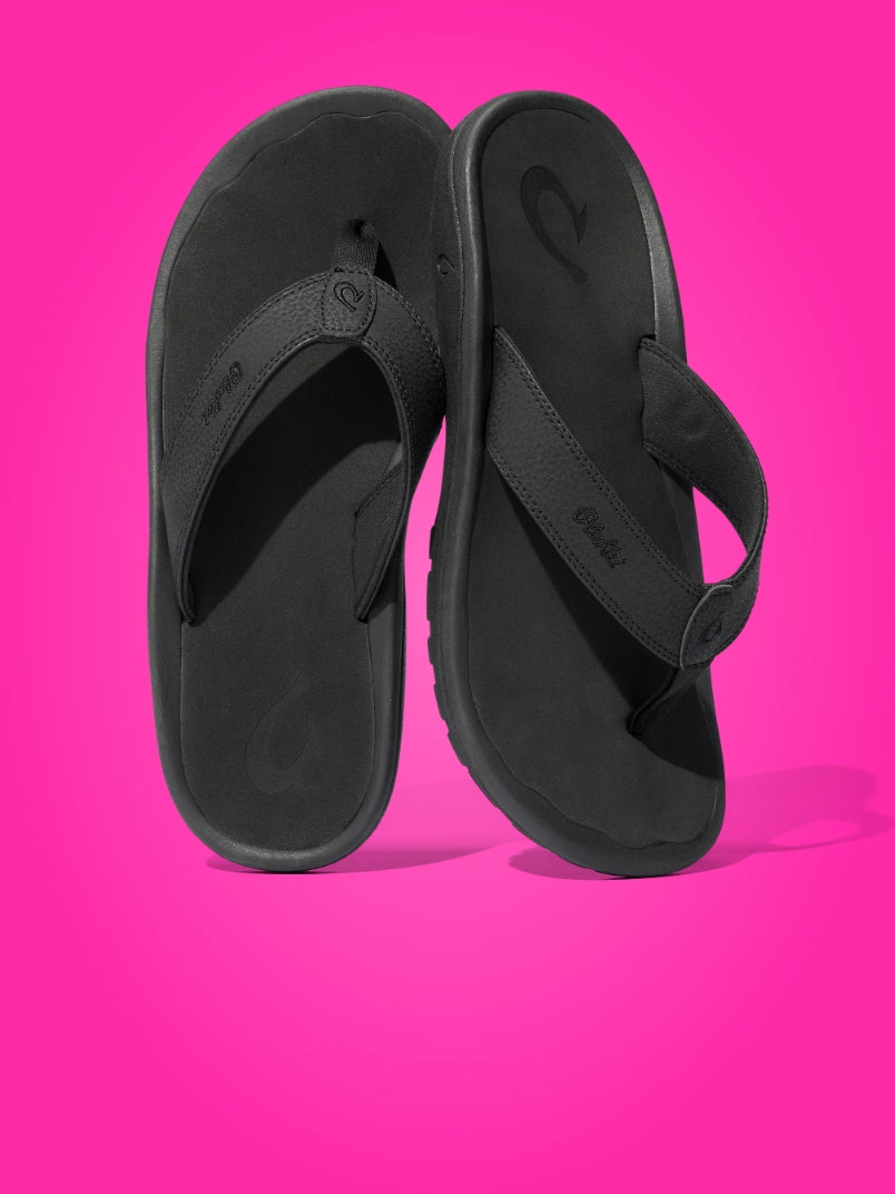 Hawaii オラフ  23.5㎝ Ohana Men's Best Selling Beach Sandals - Graphite | OluKai