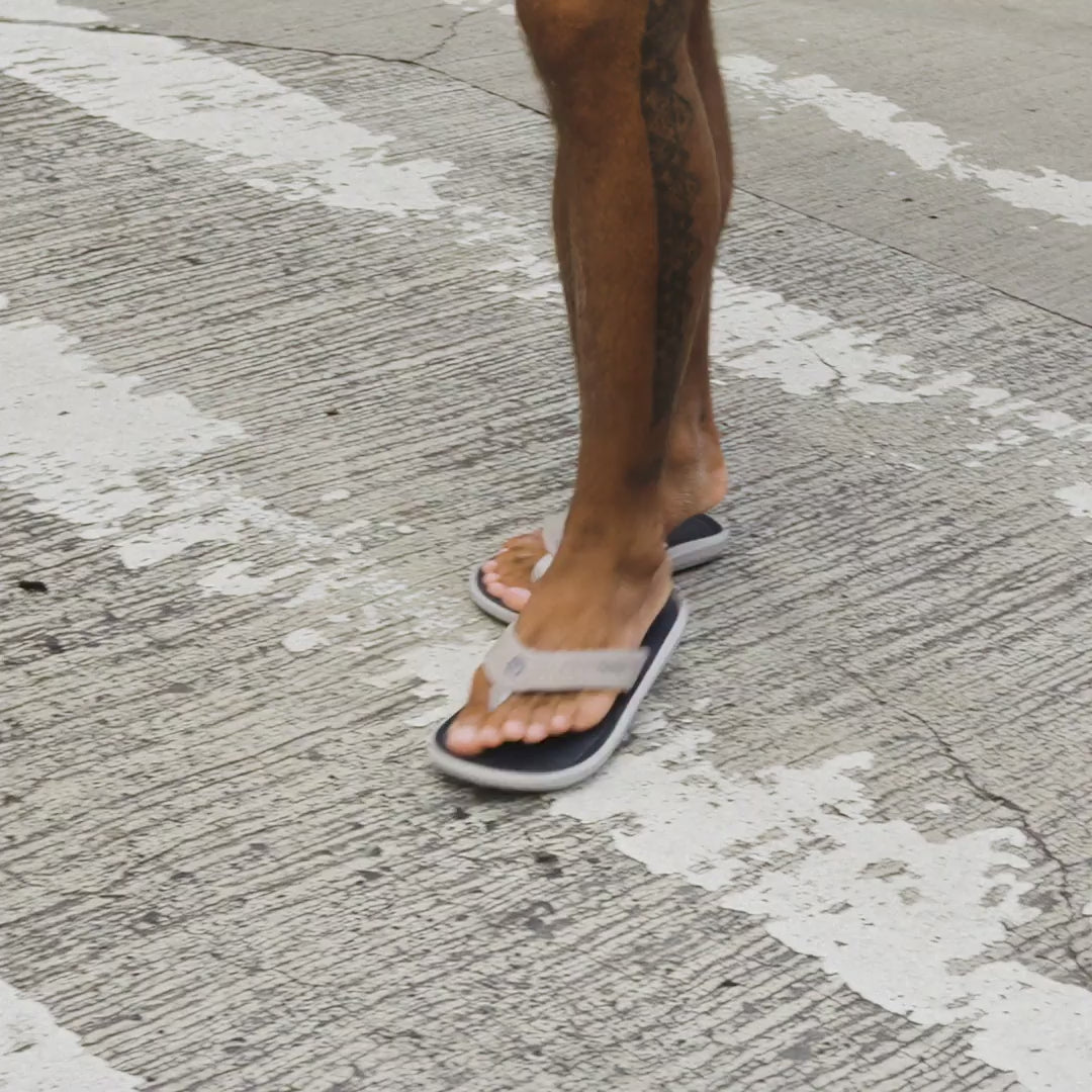 Pili Men's Waterproof Leather Sandals - Fox | OluKai – OluKai Europe